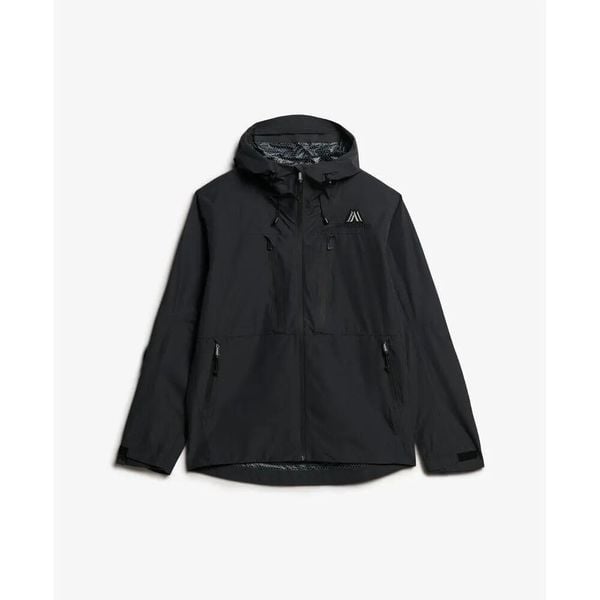 Kurtka wodoodporna Superdry. Niebieskie kurtki męskie Superdry., l, bez wzorów, klasyczne, bez kaptura. Za 602.35 zł.