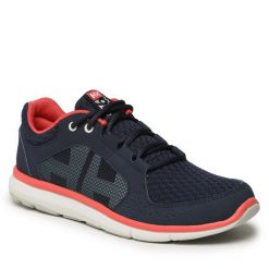 Buty do sportów wodnych Helly Hansen. Niebieskie klapki damskie Helly Hansen, bez wzorów, żeglarskie. Za 259.99 zł.