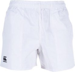 Szorty z poliestru Canterbury Professional. Białe szorty męskie CANTERBURY, s, bez wzorów, z dresówki, klasyczne. Za 221.50 zł.