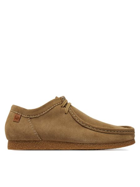 Clarks Mokasyny Shacre Ii Run 26159434 Brązowy. Brązowe buty sportowe męskie Clarks, ze skóry, bez zapięcia. Za 282.99 zł.