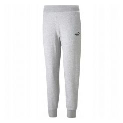 Damskie Spodnie Dresowe Essential. Szare spodnie dresowe damskie Puma, bez wzorów, z dresówki. Za 198.99 zł.