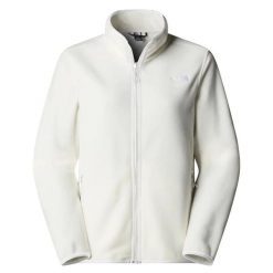 Kurtka THE NORTH FACE W GLACIER FLEECE JACKET Biały. Białe kurtki damskie The North Face, s, bez wzorów, z tkaniny, bez kaptura. Za 295.99 zł.
