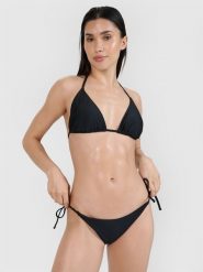 4F Góra od bikini damska - czarna XL. Czarne bikini damskie 4f, na lato, uniwersalny, bez wzorów. W wyprzedaży za 39.99 zł.