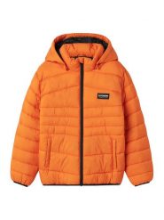 NAME IT Kurtka zimowa 13241669 Pomarańczowy Regular Fit. Brązowe buty zimowe chłopięce Name it, bez wzorów, z syntetyku, bez zapięcia. Za 149.99 zł.