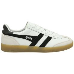 Buty do chodzenia męskie Gola White Viper. Białe buty sportowe męskie Gola, ze skóry, bez zapięcia, trekkingowe. Za 427.50 zł.