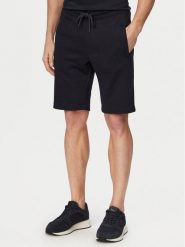 Bugatti Szorty sportowe 8255-15070E Granatowy Regular Fit. Niebieskie krótkie spodenki sportowe męskie Bugatti, m, bez wzorów, z bawełny. Za 429.99 zł.