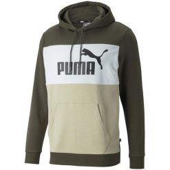 Bluza treningowa męska Puma Colorblock Hoodie TR. Brązowe bluzy męskie Puma, m, bez wzorów, z dresówki, bez kaptura, na fitness i siłownię. Za 239.56 zł.
