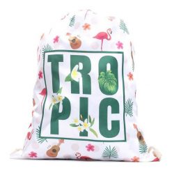 Kremowy Plecak The Tropics. Białe torby i plecaki dziecięce Born2be, z tkaniny. Za 19.99 zł.