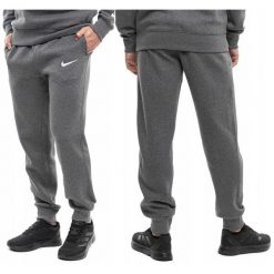 Spodnie Dresowe Męskie Nike Park 26 Dresy Sportowe Bawełniane Joggery. Szare spodnie sportowe męskie Nike, m, bez wzorów, z bawełny. Za 247.54 zł.