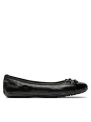 Caprice Baleriny 9-22113-42 Czarny. Czarne baleriny damskie Caprice, bez wzorów, ze skóry, bez obcasa. Za 178.99 zł.