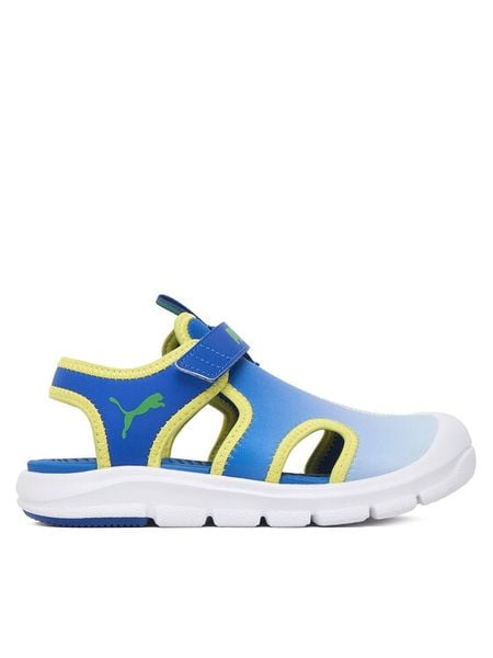 Puma Sandały Fun Racer Sandal Come On V PS 404950 01 Niebieski. Niebieskie sandały chłopięce Puma, z materiału, bez zapięcia. Za 153.99 zł.