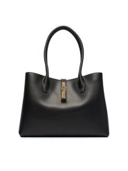 Furla Torebka Goccia M WB01978 ARE000 O6000 Czarny. Czarne torebki do ręki damskie Furla, bez wzorów, ze skóry, bez dodatków. Za 1,579.00 zł.