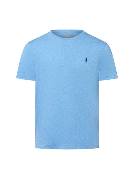Polo Ralph Lauren Koszulka męska Mężczyźni Bawełna niebieski marmurkowy, XXL. Niebieskie koszulki polo męskie Polo Ralph Lauren, m, bez wzorów, z bawełny, klasyczne, bez ramiączek. Za 339.95 zł.