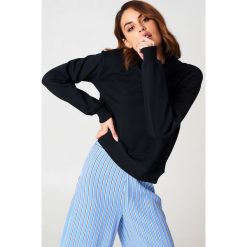 NA-KD Basic Bluza basic - Black. Czarne bluzy damskie NA-KD Basic, z dresówki. Za 100.95 zł.