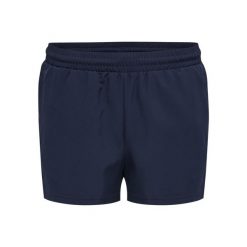 Szorty damskie Hummel Move Grid. Niebieskie szorty sportowe damskie Hummel, bez wzorów, eleganckie, na fitness i siłownię. Za 176.25 zł.