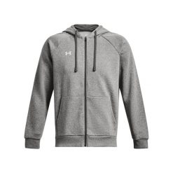 Polarowa bluza z kapturem zapinana na zamek Under Armour Rival. Białe bluzy męskie Under Armour, m, bez wzorów, z polaru, z kapturem. Za 413.00 zł.