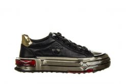 Półbuty John Doubare 9699 Black 104215, Czarny, Skóra naturalna - 43. Czarne półbuty na co dzień męskie John Doubare, z gumy, bez zapięcia. W wyprzedaży za 599.99 zł.