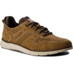 Półbuty WRANGLER - Deer Run WM181073 Tan Yellow 24. Brązowe półbuty na co dzień męskie Wrangler, z materiału. W wyprzedaży za 249.00 zł.
