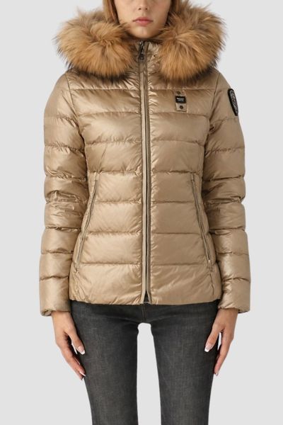 BLAUER Brązowa kurtka damska Arcadia Short Jackets, Rozmiar S. Brązowe kurtki damskie Blauer USA, s, bez wzorów, bez kaptura. W wyprzedaży za 959.99 zł.