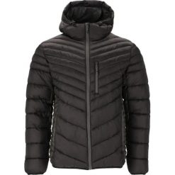 Kurtka puchowa Whistler Trival. Czarne kurtki męskie Whistler, na zimę, m, bez wzorów, z puchu, bez kaptura. Za 335.50 zł.