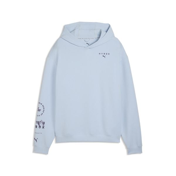 Męska bluza z kapturem CLOUDSPUN PUMA × HYROX PUMA. Szare bluzy męskie Puma, m, bez wzorów, z materiału, z kapturem, na fitness i siłownię. Za 329.00 zł.
