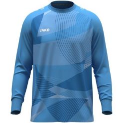 Koszulka bramkarska Jako River. Niebieskie koszulki sportowe męskie Jako, m, bez wzorów, z materiału, bez kołnierzyka, bez ramiączek, na fitness i siłownię. Za 203.20 zł.