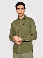 Jack & Jones Koszula Sheridan 12138115 Zielony Slim Fit. Zielone koszule męskie Jack & Jones, m, bez wzorów, z bawełny, bez kołnierzyka, bez ramiączek. Za 209.99 zł.