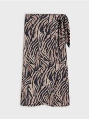 Spódnica midi w zeberkę - wielobarwny. Spódnice damskie Sinsay, l, bez wzorów, midi. Za 49.99 zł.