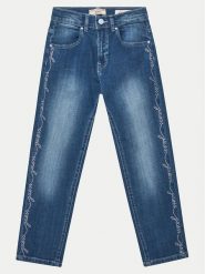 Guess Jeansy J5RA02 D52Z0 Niebieski Regular Fit. Niebieskie jeansy dla dziewczynek Guess, z bawełny. Za 269.99 zł.