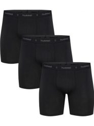 Bokserki Hummel Comfort (x3). Czarne bokserki męskie Hummel, m, bez wzorów, z bawełny. Za 84.00 zł.