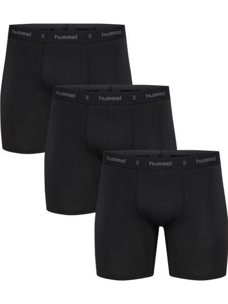 Bokserki Hummel Comfort (x3). Czarne bokserki męskie Hummel, m, bez wzorów, z bawełny. Za 84.00 zł.