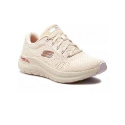 Tenisówki Skechers Model Arch Fit 2.0 Kolor Beżowy. Białe obuwie sportowe damskie Skechers, bez wzorów, z tkaniny, sportowe, bez zapięcia. Za 349.99 zł.