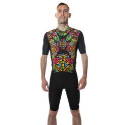 Koszulka rowerowa męska Ottima Polynesia. Czarne buty sportowe męskie C-LAB, bez zapięcia, rowerowe. W wyprzedaży za 371.25 zł.