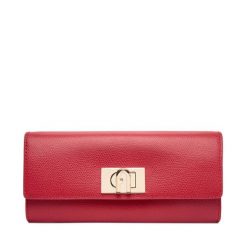 Portfel Furla. Czerwone portfele damskie Furla, bez wzorów. Za 889.99 zł.
