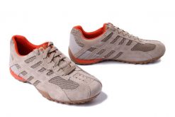 GEOX U55MNA 02214 C5004 sand, półbuty męskie. Brązowe półbuty na co dzień męskie Geox, bez zapięcia. Za 363.93 zł.