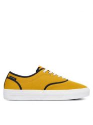 Tommy Hilfiger Tenisówki Th Vulc Cup Long Lace Canvas FM0FM05874 Żółty. Żółte trampki męskie Tommy Hilfiger, bez wzorów, z materiału, bez zapięcia. Za 369.99 zł.