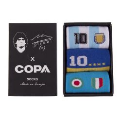 Zestaw skarpetek - Dorosły - Numer 10 Maradona x COPA - Czarny. Czarne legginsy sportowe męskie COPA FOOTBALL, bez wzorów, do piłki nożnej. Za 127.27 zł.