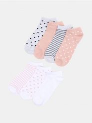 Krótkie skarpetki 7 pack - wielobarwny. Skarpety damskie Sinsay, bez wzorów. Za 17.99 zł.