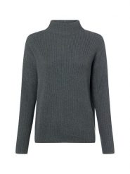 Marie Lund Sweter Kobiety Bawełna szary, XS. Szare swetry damskie Marie Lund, uniwersalny, bez wzorów, z bawełny, klasyczne, bez kołnierzyka, bez ramiączek, bez kaptura. Za 299.95 zł.