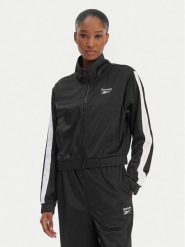 Reebok Bluza Cecilia RK25511CCW Czarny Regular Fit. Czarne bluzy damskie Reebok, xl, bez wzorów, z syntetyku, bez kaptura. Za 219.99 zł.