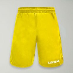 Męskie Szorty Biegowe Brest Special Oddychające Żółte. Żółte krótkie spodenki sportowe męskie Legea, l, bez wzorów, z bawełny, do biegania. Za 48.00 zł.