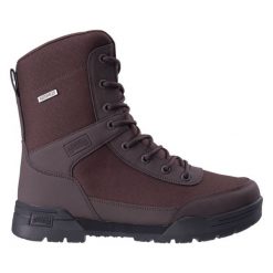 Buty taktyczne męskie Magnum Armory High WP - brązowe, Rozmiar buta 45. Brązowe trekkingi męskie MAGNUM, przed kolano, na fitness i siłownię. Za 254.99 zł.