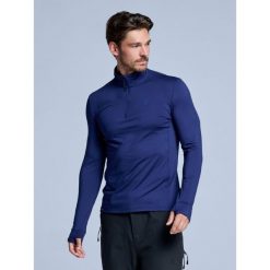 Pully - Męska - Four Seasons Lightweight 2.0 - Granatowe. Niebieskie bluzy męskie POEDERBAAS, na zimę, m, bez wzorów, z elastanu, bez kaptura. W wyprzedaży za 199.42 zł.