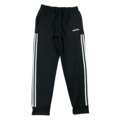 Second life - Spodnie dresowe męskie Striped Cuff Pants czarne - Jak nowy. Czarne spodnie sportowe męskie Adidas, l, bez wzorów, z dresówki, do biegania. Za 106.46 zł.