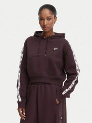 Reebok Bluza Daniella RK25684CCW Brązowy Regular Fit. Brązowe bluzy damskie Reebok, l, bez wzorów, z bawełny, bez kaptura. Za 219.99 zł.