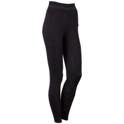 Damskie legginsy jeździeckie z pełną przyczepnością Harry's Horse Equitights Den. Czarne legginsy damskie HARRYS HORSE, s, bez wzorów. Za 333.00 zł.