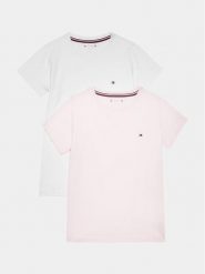 Tommy Hilfiger Komplet t-shirtów UG0UG00307 Różowy Regular Fit. Czerwone t-shirty i topy dla dziewczynek Tommy Hilfiger, bez wzorów, z bawełny, bez ramiączek. Za 126.99 zł.