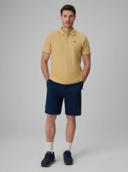 4F Spodenki casual męskie - granatowe XL. Niebieskie szorty męskie 4f, na lato, l, bez wzorów, z bawełny, casualowe. W wyprzedaży za 99.99 zł.