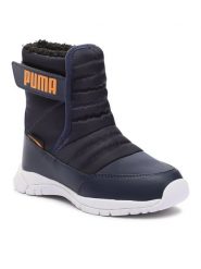 Puma Śniegowce Nieve WTR AC PS 380745 06 Granatowy. Niebieskie buty zimowe dziewczęce Puma, z materiału, bez zapięcia. Za 339.99 zł.