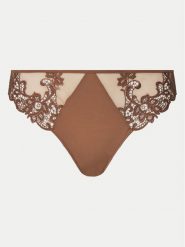 Simone Pérèle Stringi Saga 15C700 Brązowy. Brązowe stringi damskie Simone Pérèle, bez wzorów, z syntetyku. Za 129.99 zł.